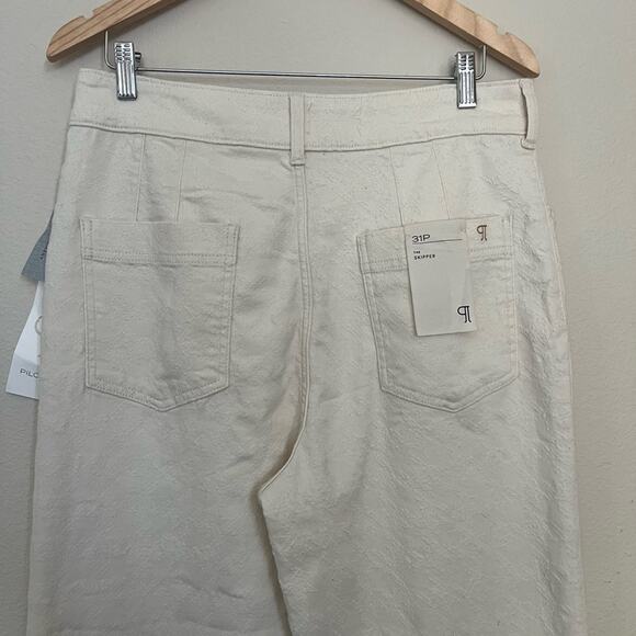 NWT Anthropologie The Skipper High-Rise Crop Wide-Leg Jeans by Pilcro Size 31P - Picture 12 of 15